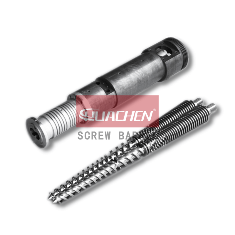 bimetallic twin conical screw barrel for pvc pipe