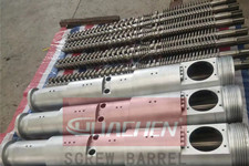 pvc profile with bubbles cracks pockmarks barrel venting port