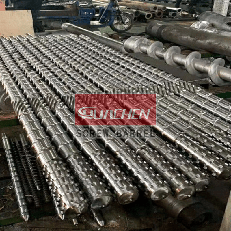 Composite nonwoven geotextile fabric extruder screw barrel manufacture in china